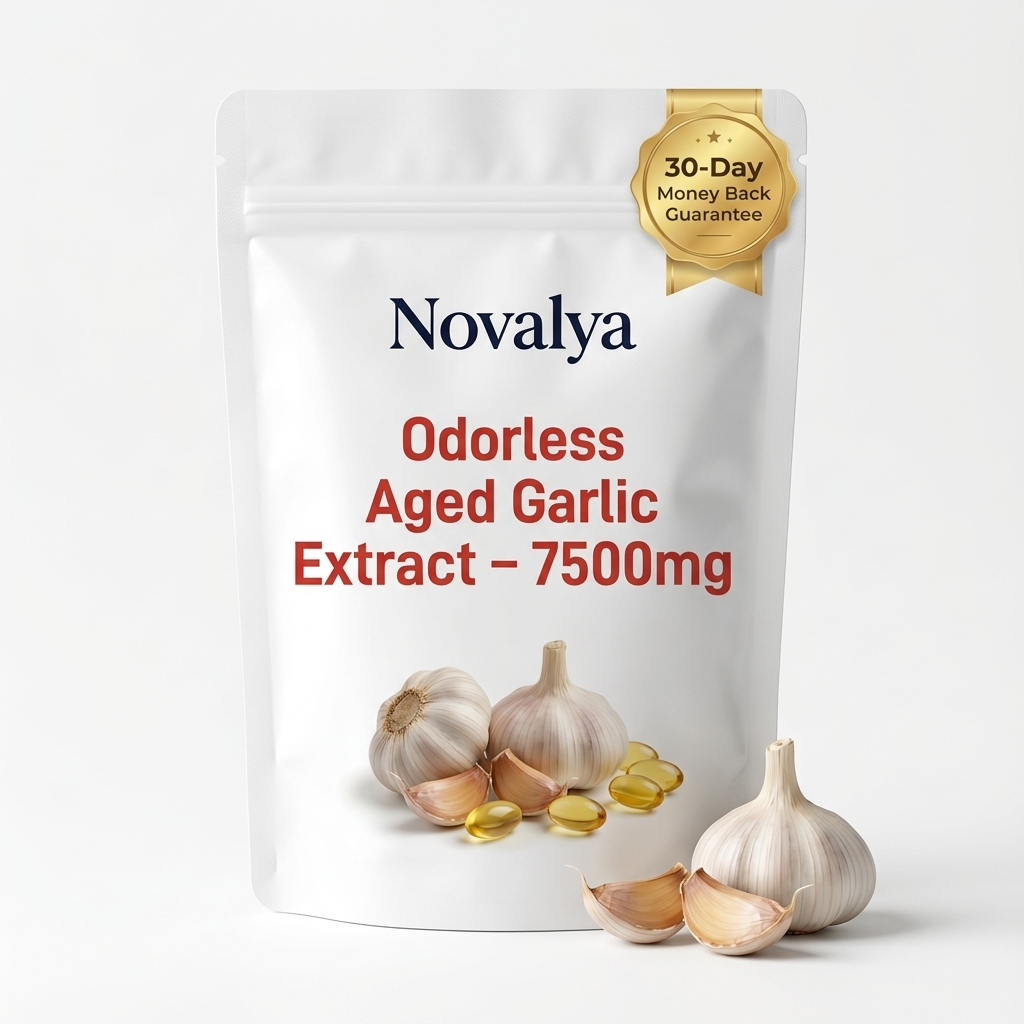 Novalya® Japanese Aged Garlic Extract - 7500mg Odorless
